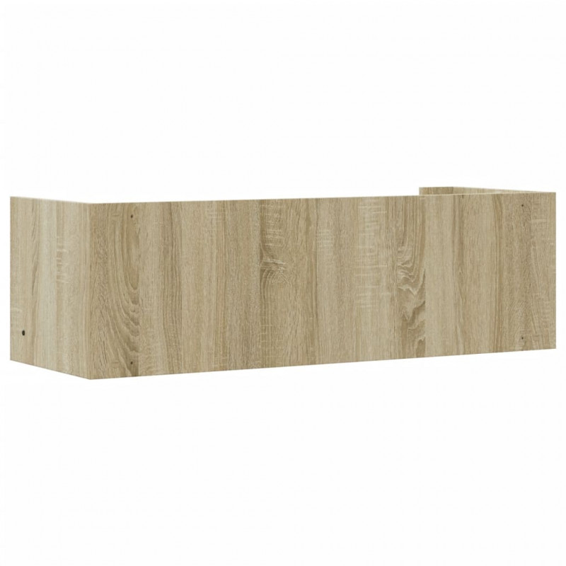 Półka ścienna, dąb sonoma, 100x35x30,5 cm