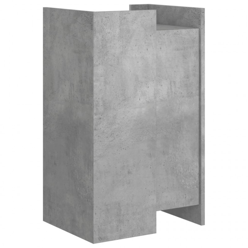 Szafka, szarość betonu, 45x35x75 cm, materiał drewnopochodny