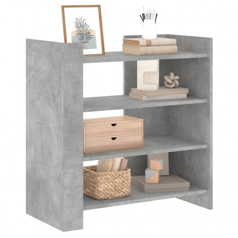 Szafka, szarość betonu, 73,5x35x75 cm, materiał drewnopochodny