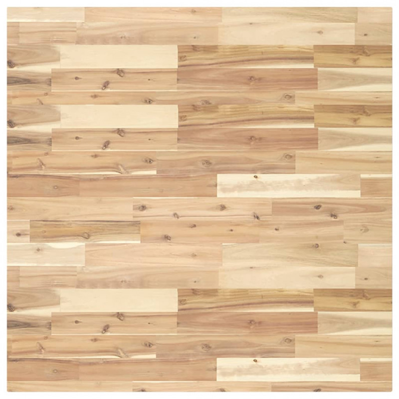 Blat do stolika, kwadratowy, 90x90x4 cm, lite drewno akacjowe