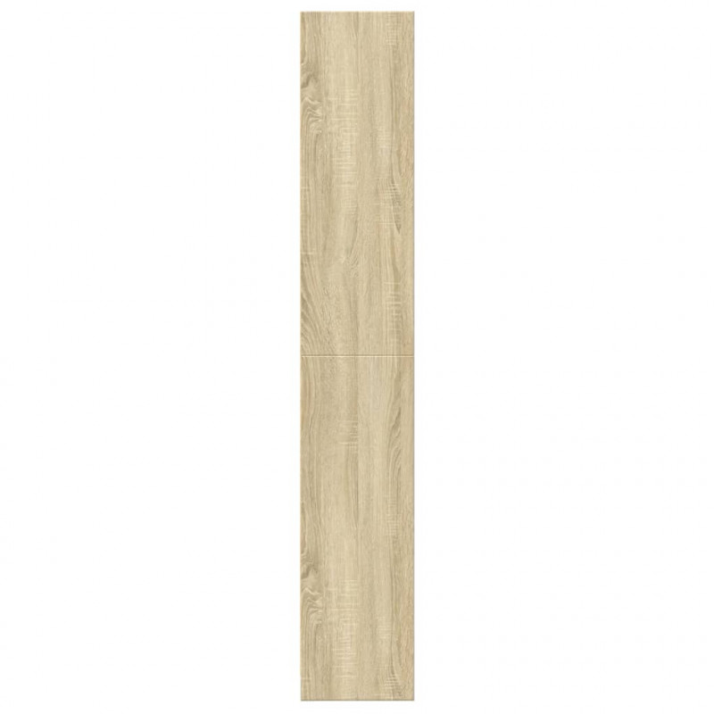 Regał, dąb sonoma, 57x28,5x174 cm, materiał drewnopochodny