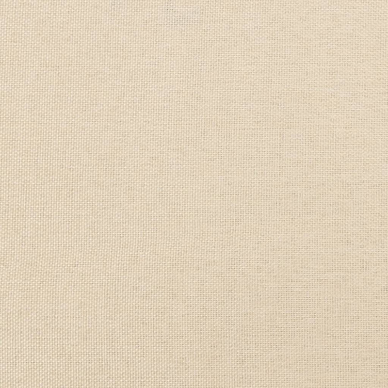 Zagłówek uszak, kremowy, 183x23x118/128 cm, tkanina