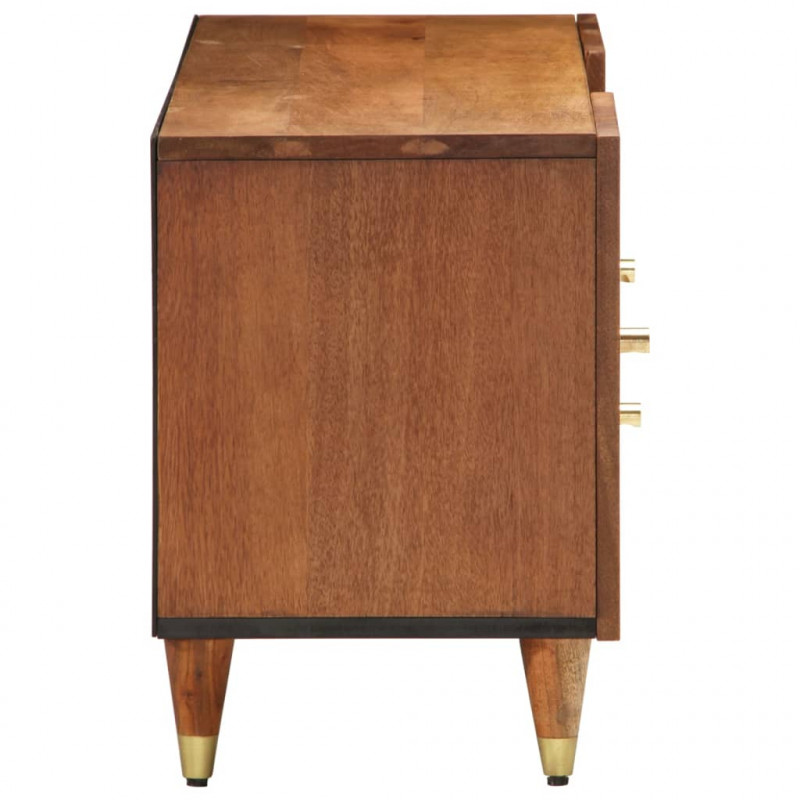 Szafka pod telewizor, 105x33x46 cm, lite drewno mango