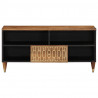 Szafka pod telewizor, 100x33x46 cm, lite drewno mango