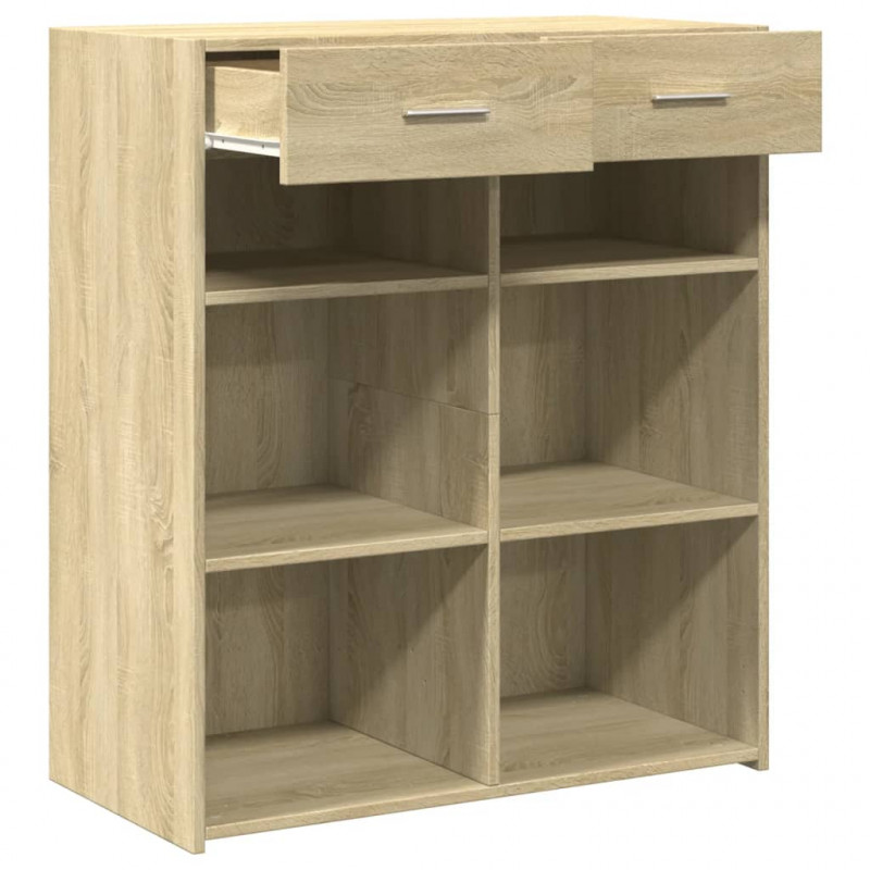 Szafka, dąb sonoma, 80x42,5x93 cm, materiał drewnopochodny