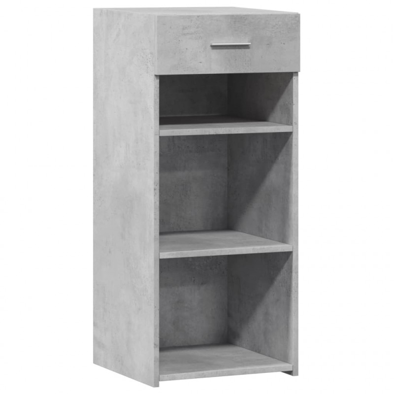 Szafka, szarość betonu, 40x42,5x93 cm, materiał drewnopochodny
