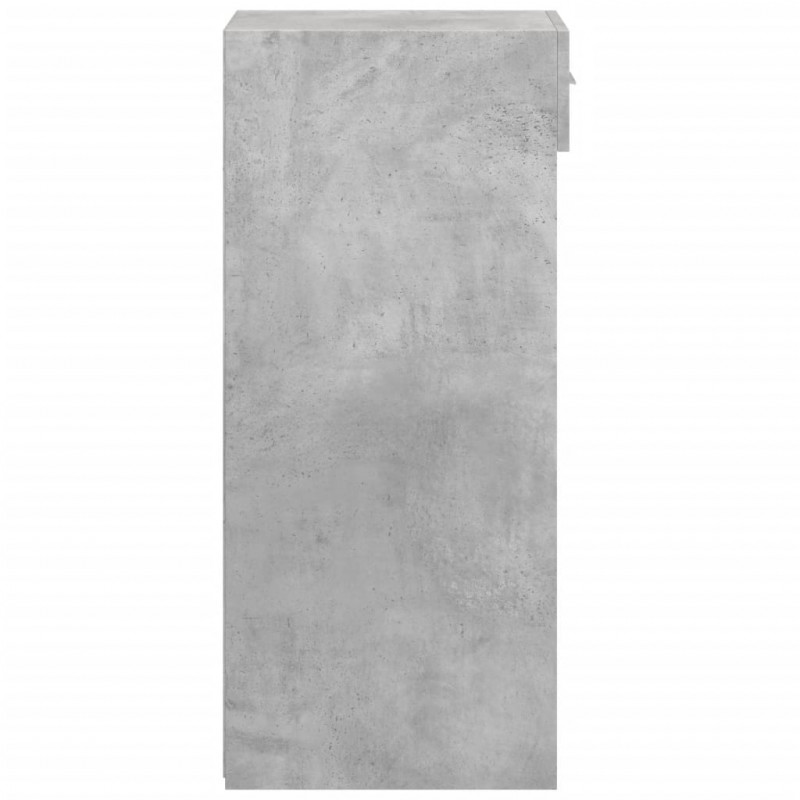Szafka, szarość betonu, 45x42,5x93 cm, materiał drewnopochodny