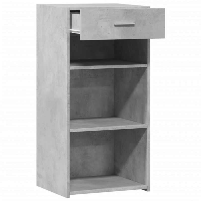 Szafka, szarość betonu, 45x42,5x93 cm, materiał drewnopochodny
