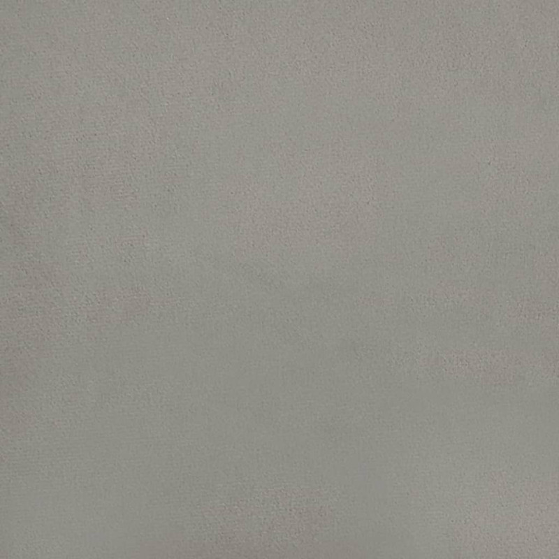 Zagłówek uszak, jasnoszary, 83x23x118/128 cm, aksamit