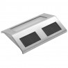 Lampy schodowe, 4 szt., solarne