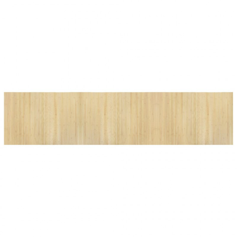 Dywan prostokątny, jasny naturalny, 70x300 cm, bambusowy