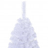 Sztuczna choinka o grubych gałązkach, biała, 180 cm, PVC