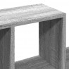 Półka ścienna, szary dąb sonoma, 100x20x53 cm