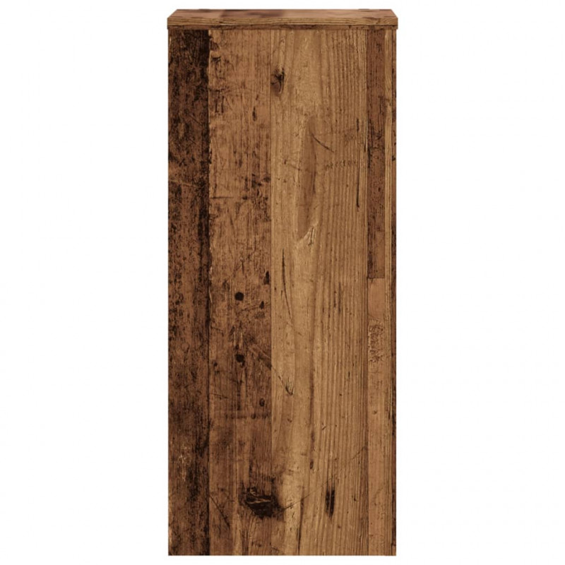 Podstawki pod doniczki, 2 szt., stare drewno, 30x30x70 cm