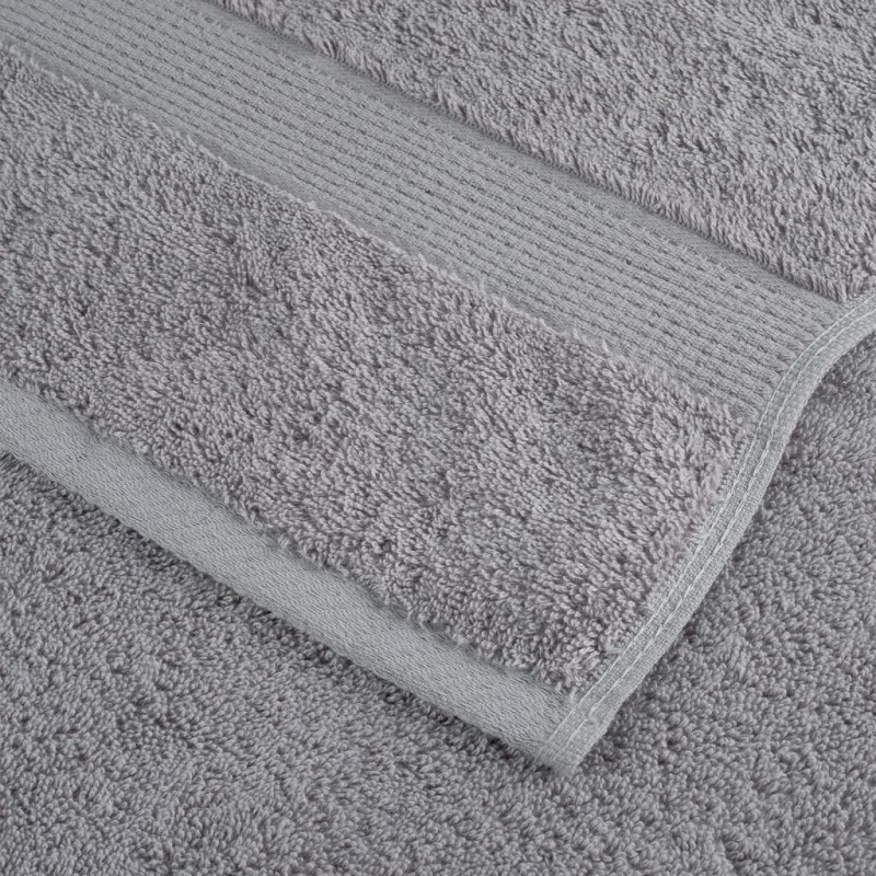 Ręczniki premium SOLUND, 4 szt., szare, 100x150 cm