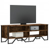 Szafka pod TV, przydymiony dąb, 122x34x41 cm