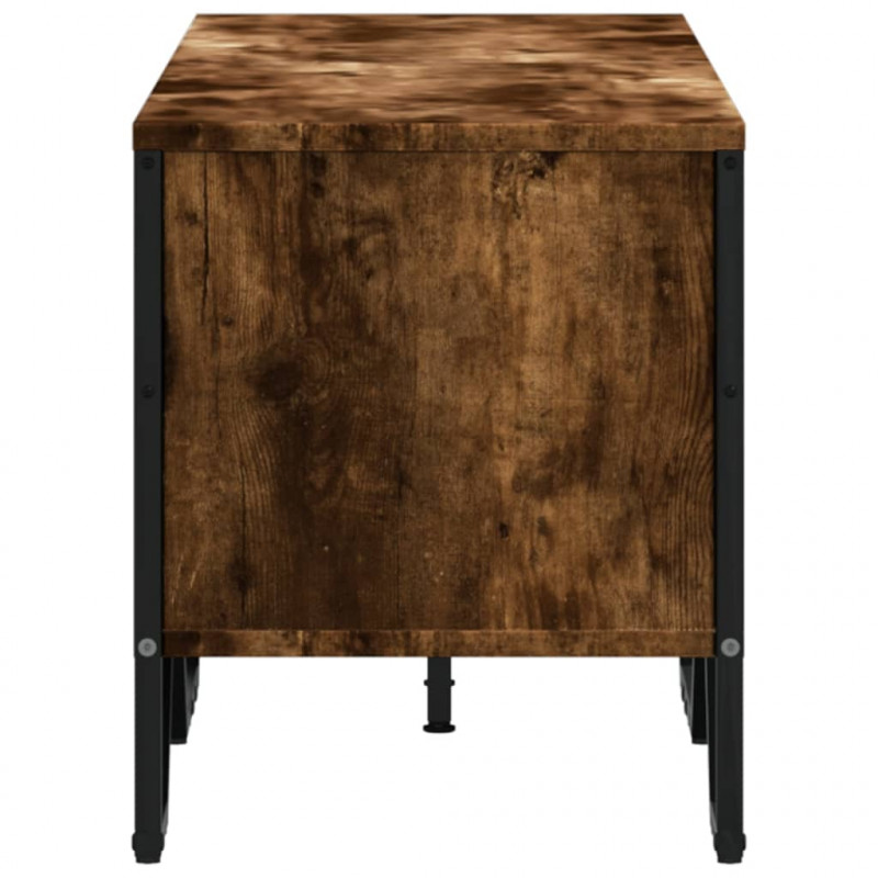 Szafka pod TV, przydymiony dąb, 122x34x41 cm