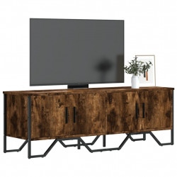 Szafka pod TV, przydymiony dąb, 122x34x41 cm