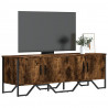 Szafka pod TV, przydymiony dąb, 122x34x41 cm