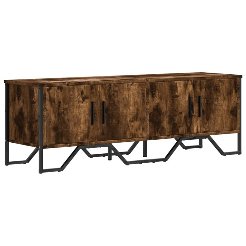 Szafka pod TV, przydymiony dąb, 122x34x41 cm
