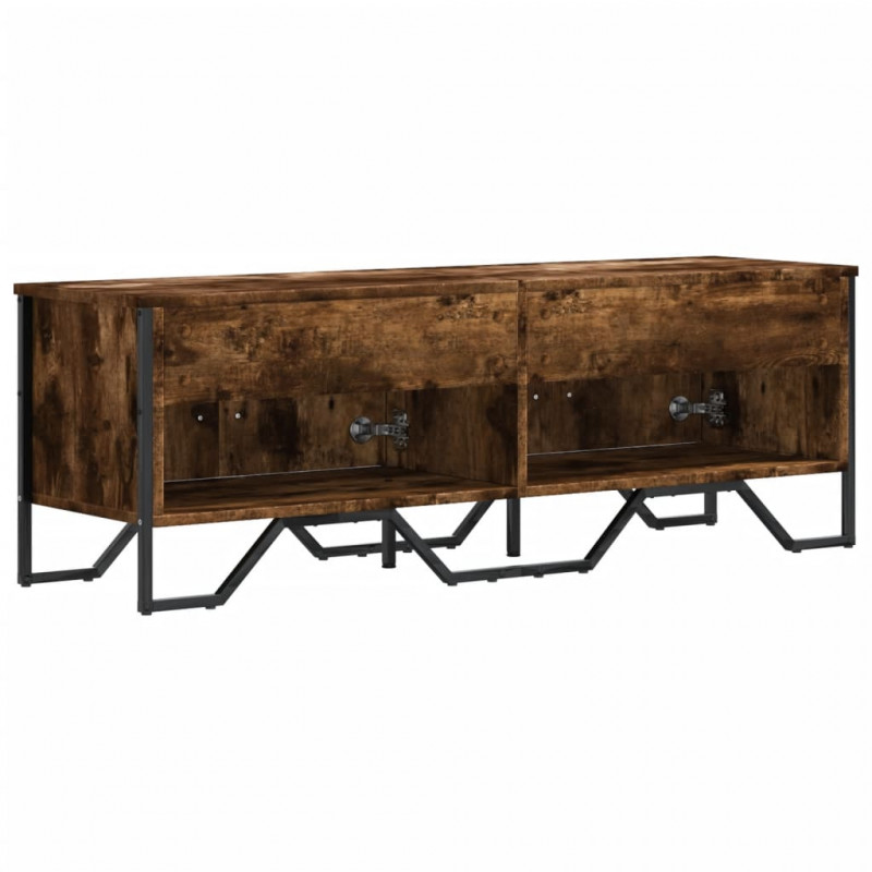 Szafka pod TV, przydymiony dąb, 122x34x41 cm