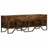 Szafka pod TV, przydymiony dąb, 122x34x41 cm