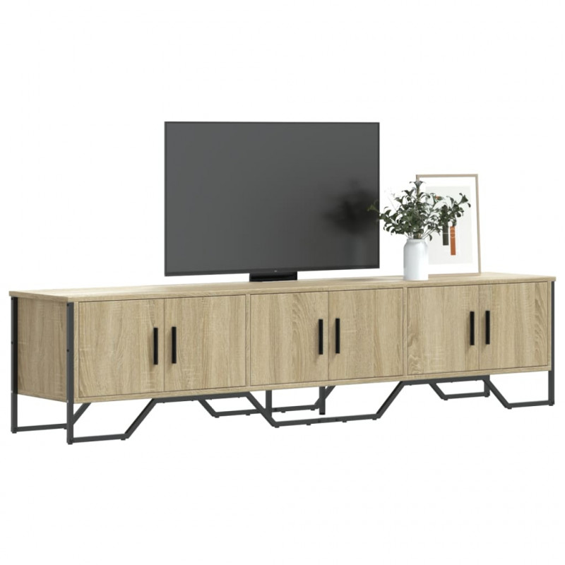 Szafka pod TV, dąb sonoma, 180x34x41 cm materiał drewnopochodny