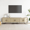 Szafka pod TV, dąb sonoma, 180x34x41 cm materiał drewnopochodny