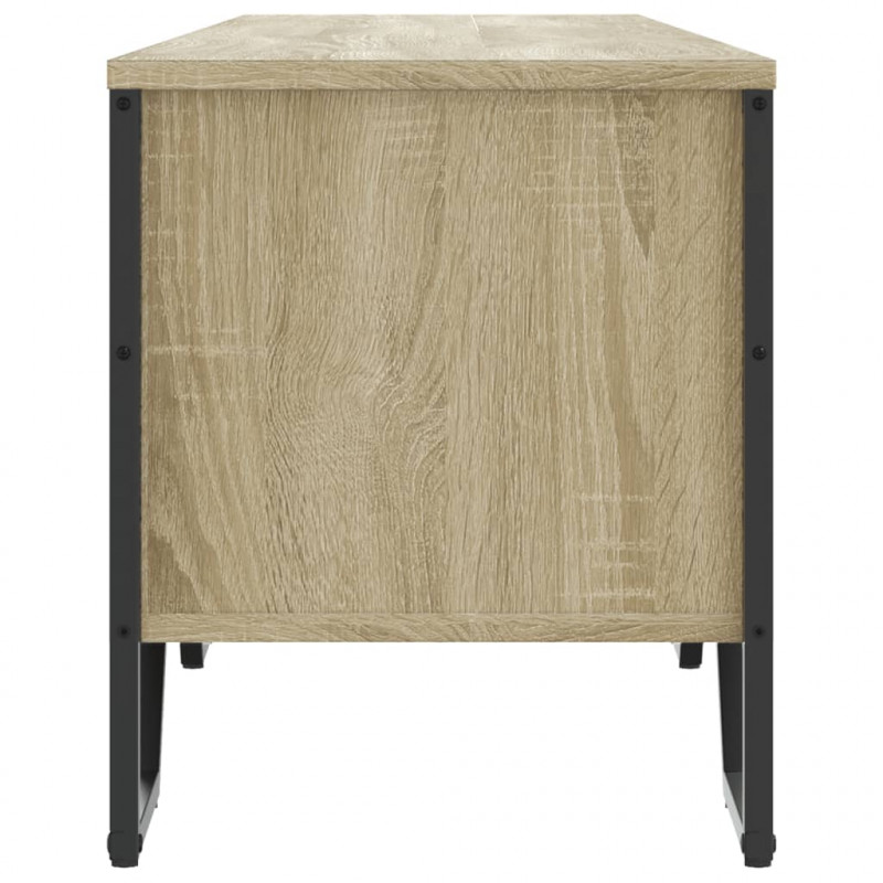 Szafka pod TV, dąb sonoma, 180x34x41 cm materiał drewnopochodny