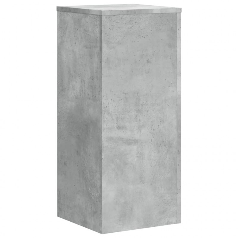 Podstawki pod doniczki, 2 szt., szarość betonu, 30x30x70 cm