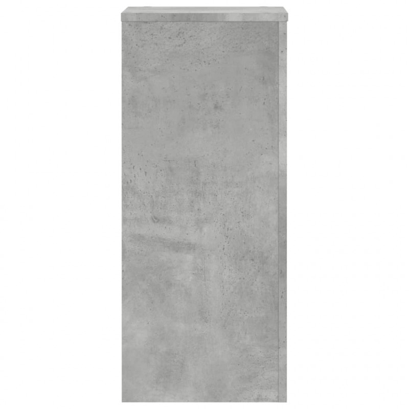 Podstawki pod doniczki, 2 szt., szarość betonu, 30x30x70 cm