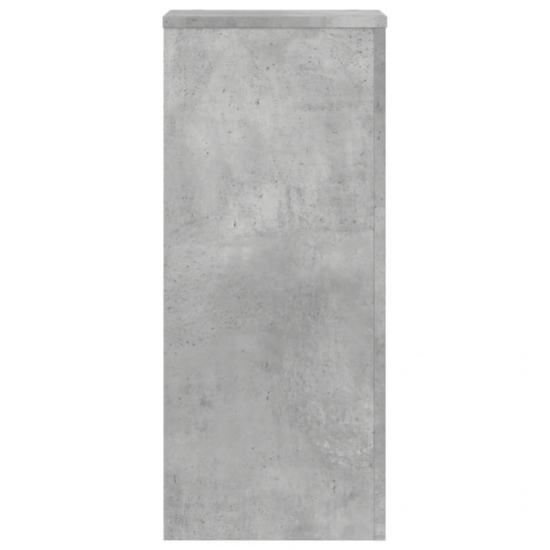 Podstawki pod doniczki, 2 szt., szarość betonu, 30x30x70 cm
