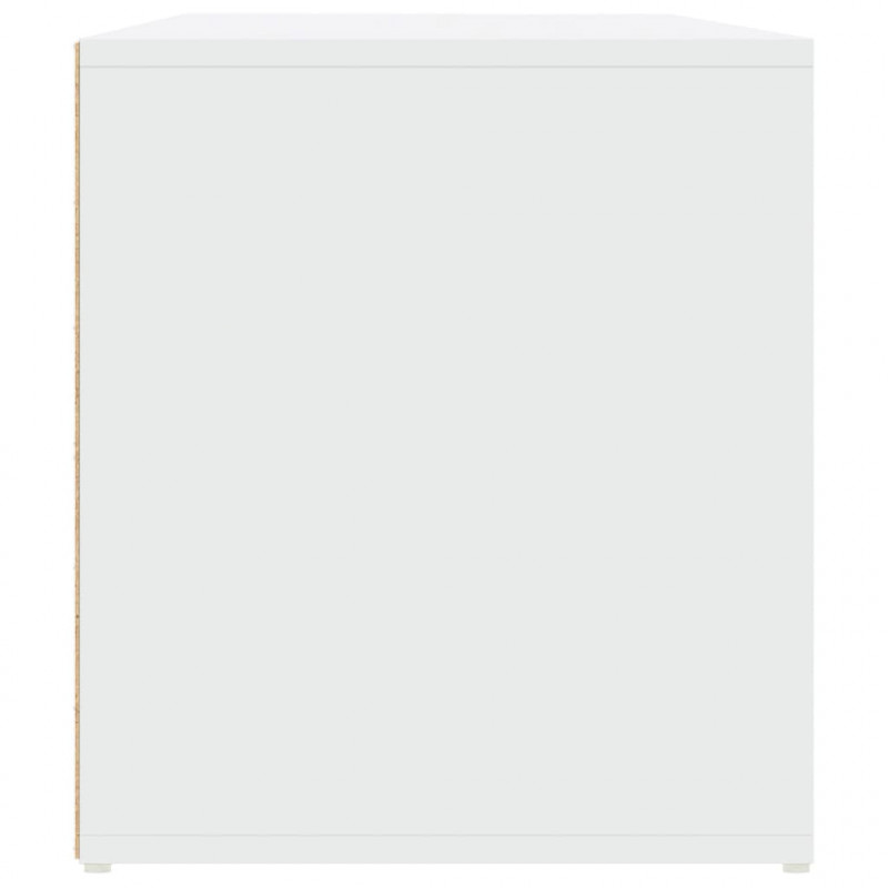 Szafka narożna, biała, 160x40x45 cm, materiał drewnopochodny