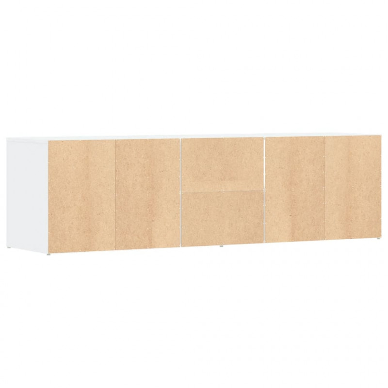 Szafka narożna, biała, 160x40x45 cm, materiał drewnopochodny