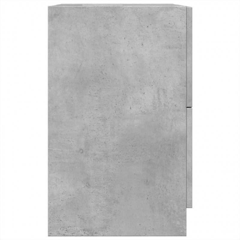 Szafka pod umywalkę, szarość betonu, 40x37x59 cm