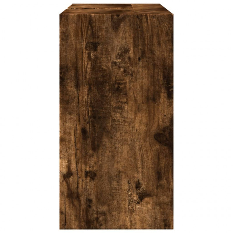 Szafka pod umywalkę, przydymiony dąb, 63x29x55 cm