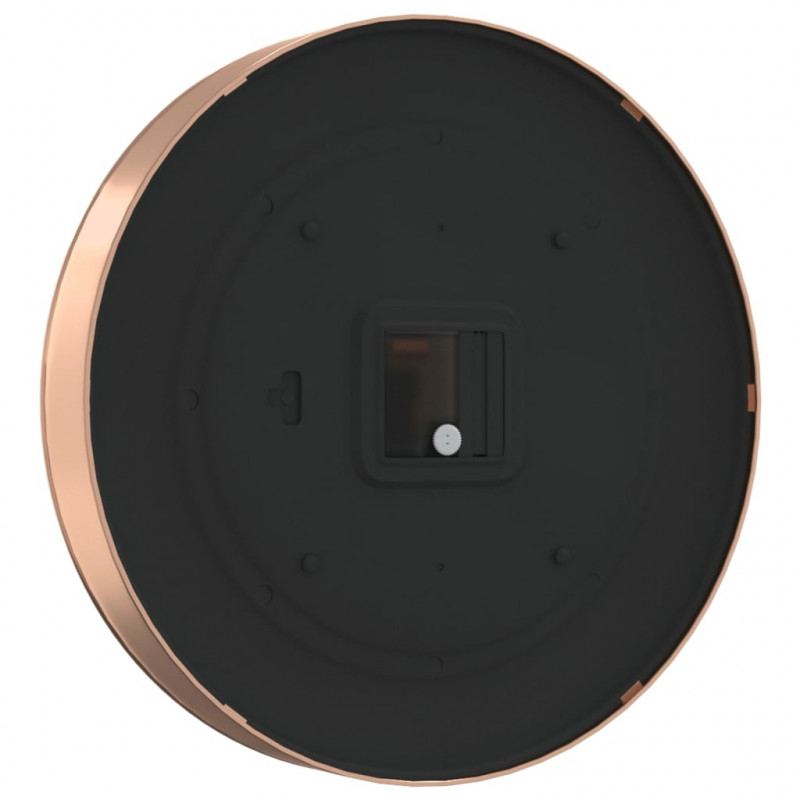 Zegar ścienny, złoto-niebieski, Ø29,5 cm, polistyren i szkło