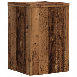 Podstawki pod doniczki, 2 szt., stare drewno, 20x20x30 cm