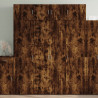 Szafka, przydymiony dąb, 80x42,5x225 cm materiał drewnopochodny