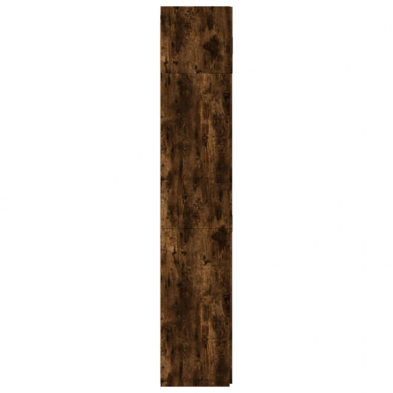 Szafka, przydymiony dąb, 80x42,5x225 cm materiał drewnopochodny