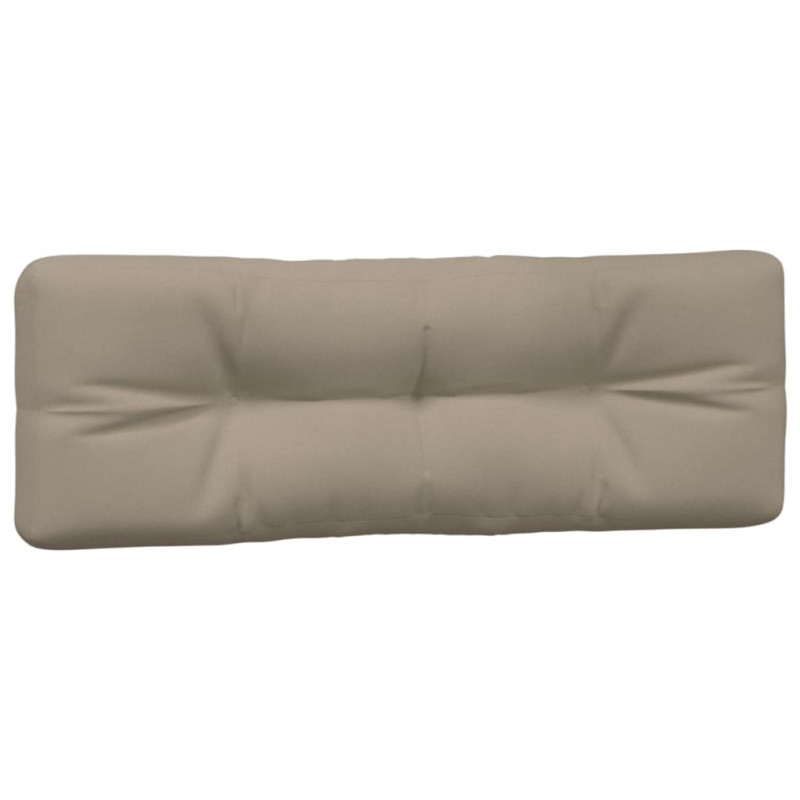 Poduszki na palety, 5 szt., kolor taupe, tkanina
