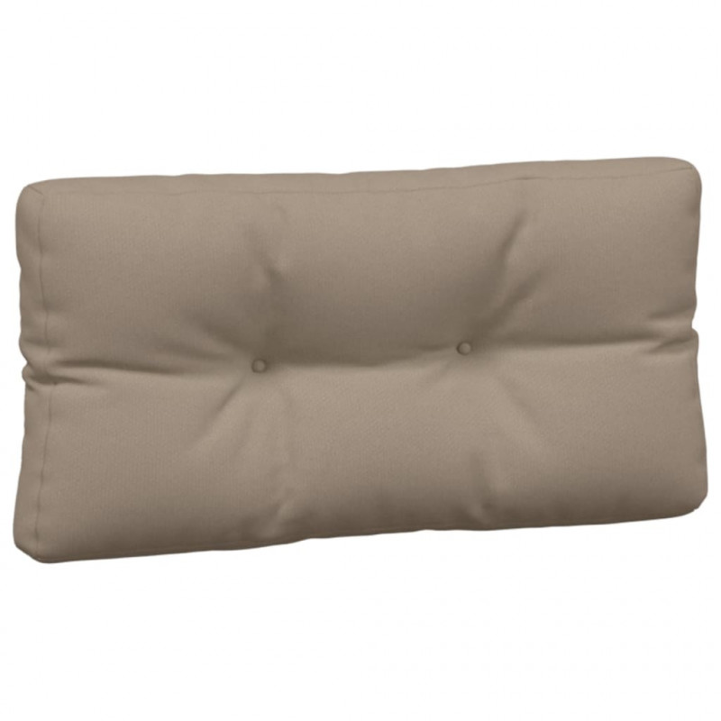 Poduszki na palety, 5 szt., kolor taupe, tkanina