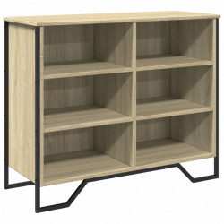 Szafka, dąb sonoma, 91x35,5x74,5 cm, materiał drewnopochodny
