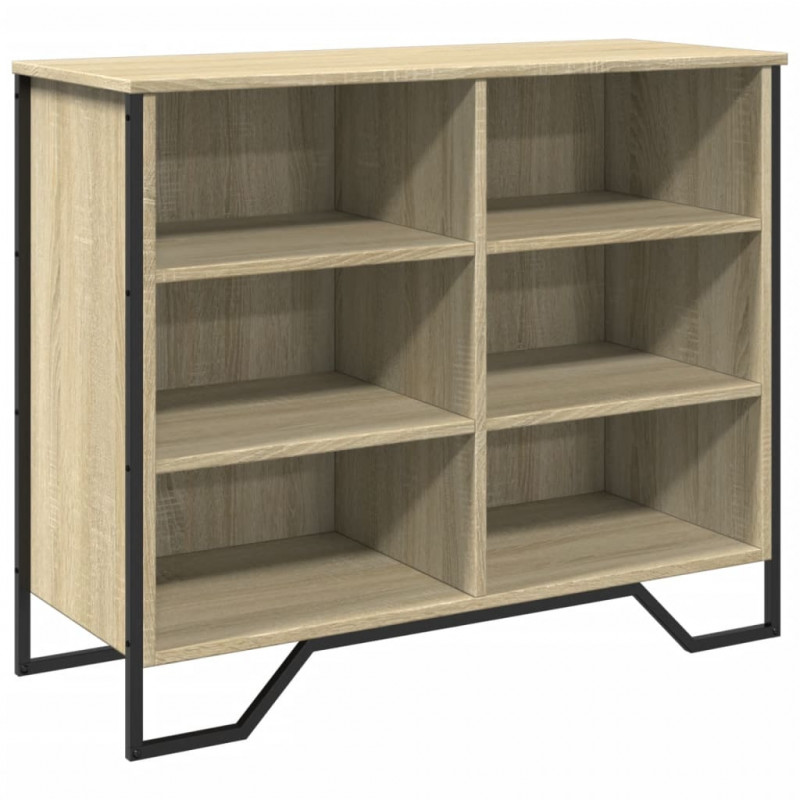 Szafka, dąb sonoma, 91x35,5x74,5 cm, materiał drewnopochodny