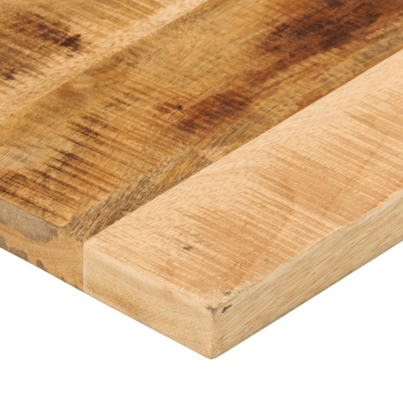 Blat do stołu, 120x30x2,5 cm, prostokątny, surowe drewno mango