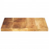 Blat do stolika, 50x50x2,5 cm, kwadratowy, surowe drewno mango