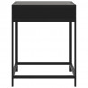 Stolik nocny z LED Infinity, czarny, 40x40x51 cm