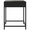 Stolik nocny z LED Infinity, czarny, 40x40x51 cm