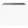 Stolik nocny z LED Infinity, biały, 40x40x30 cm