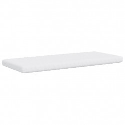 Materac piankowy, biały, 90x220 cm, 7-strefowy, twardość 20 ILD